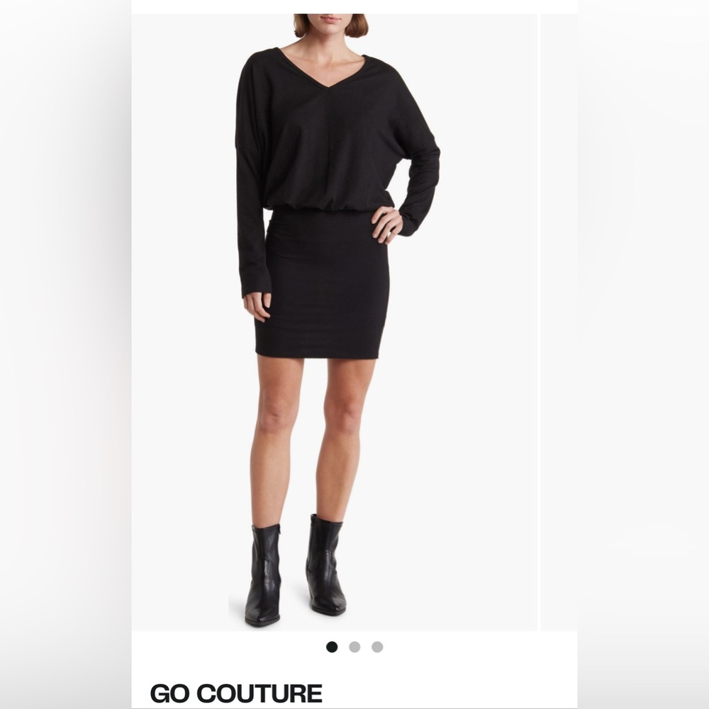 Long sleeve sweater dress
